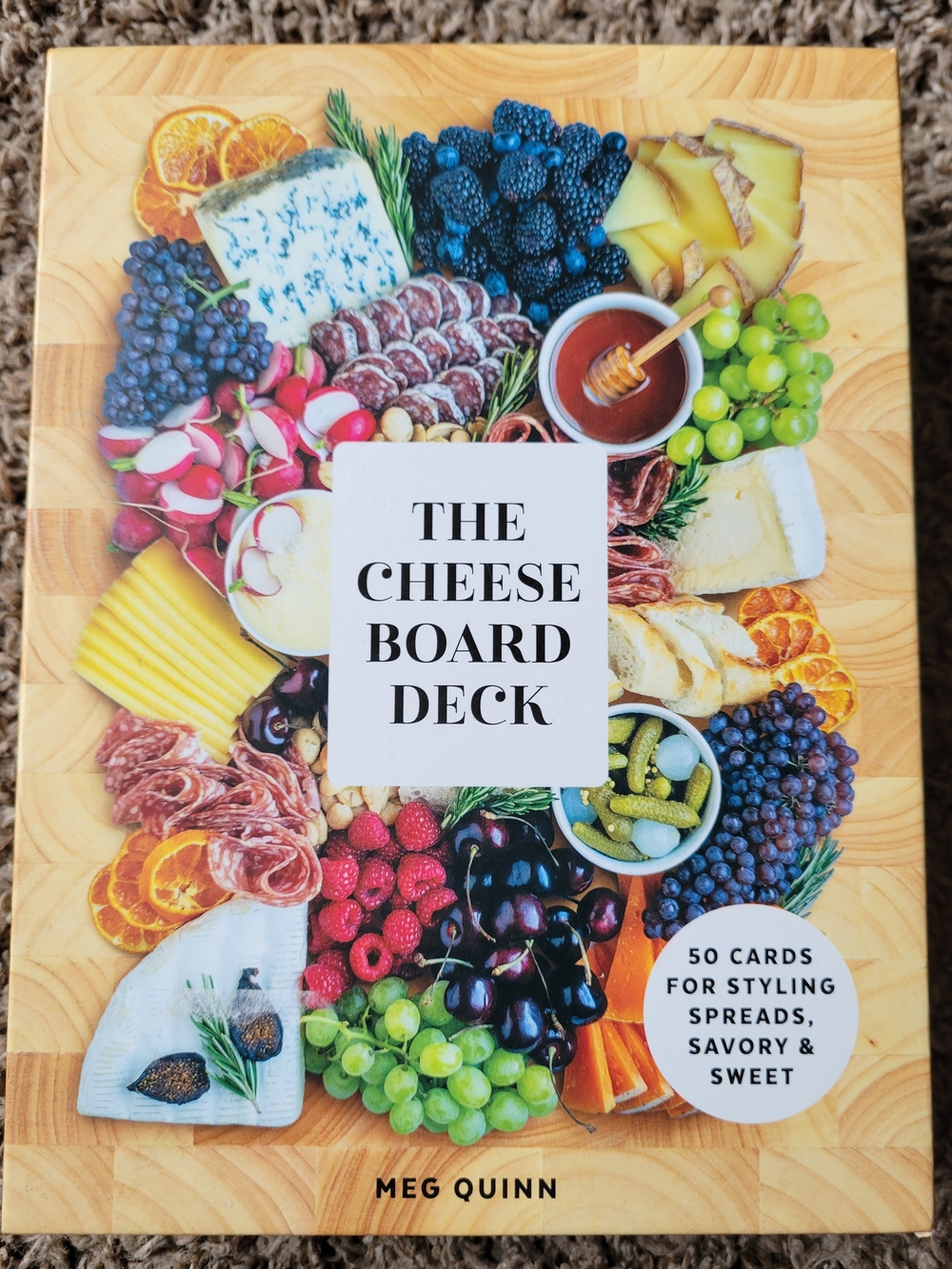 The Cheese Board Deck - Colorful Charcuterie Art Cards